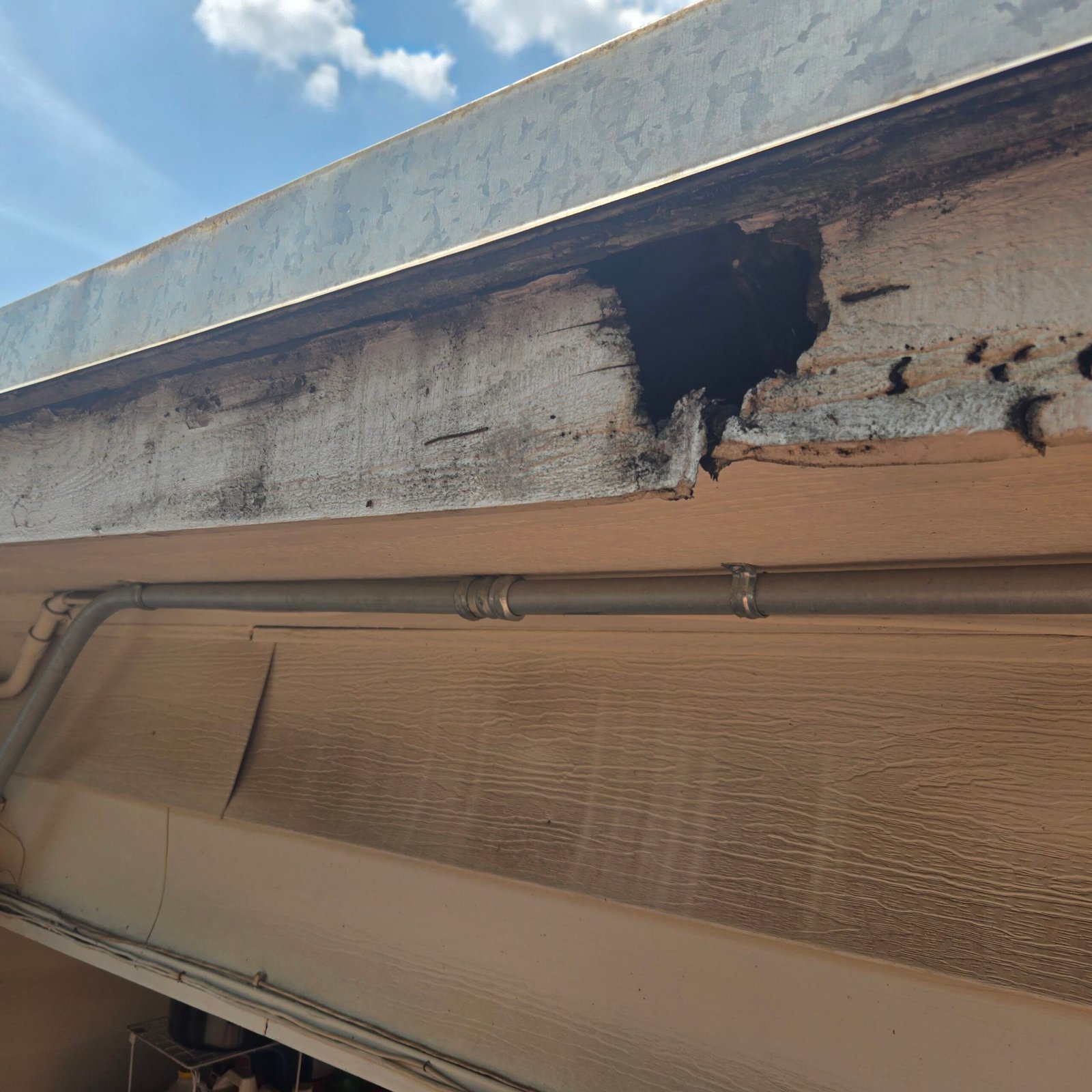 Fascia Rot Damage