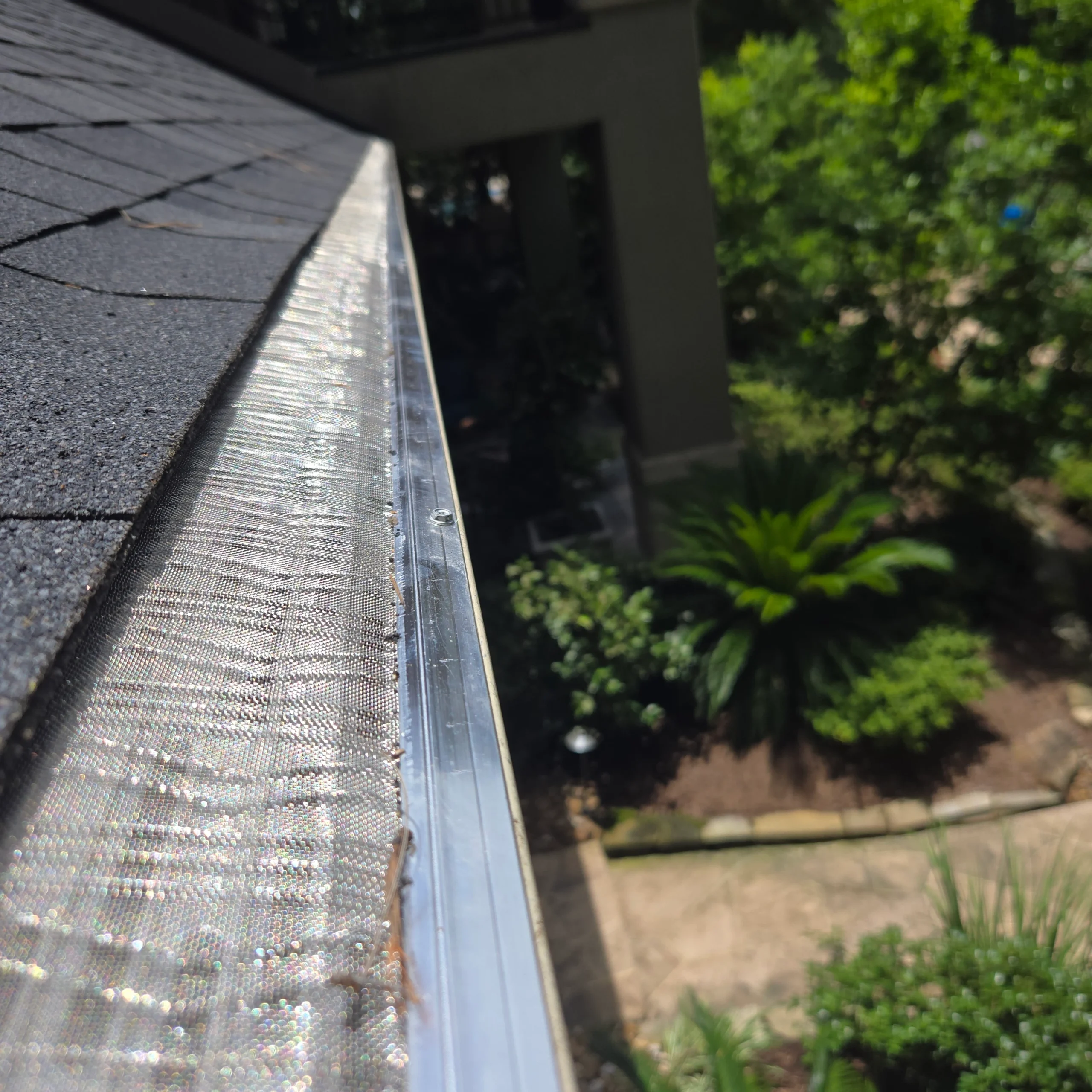 Protected Gutter After