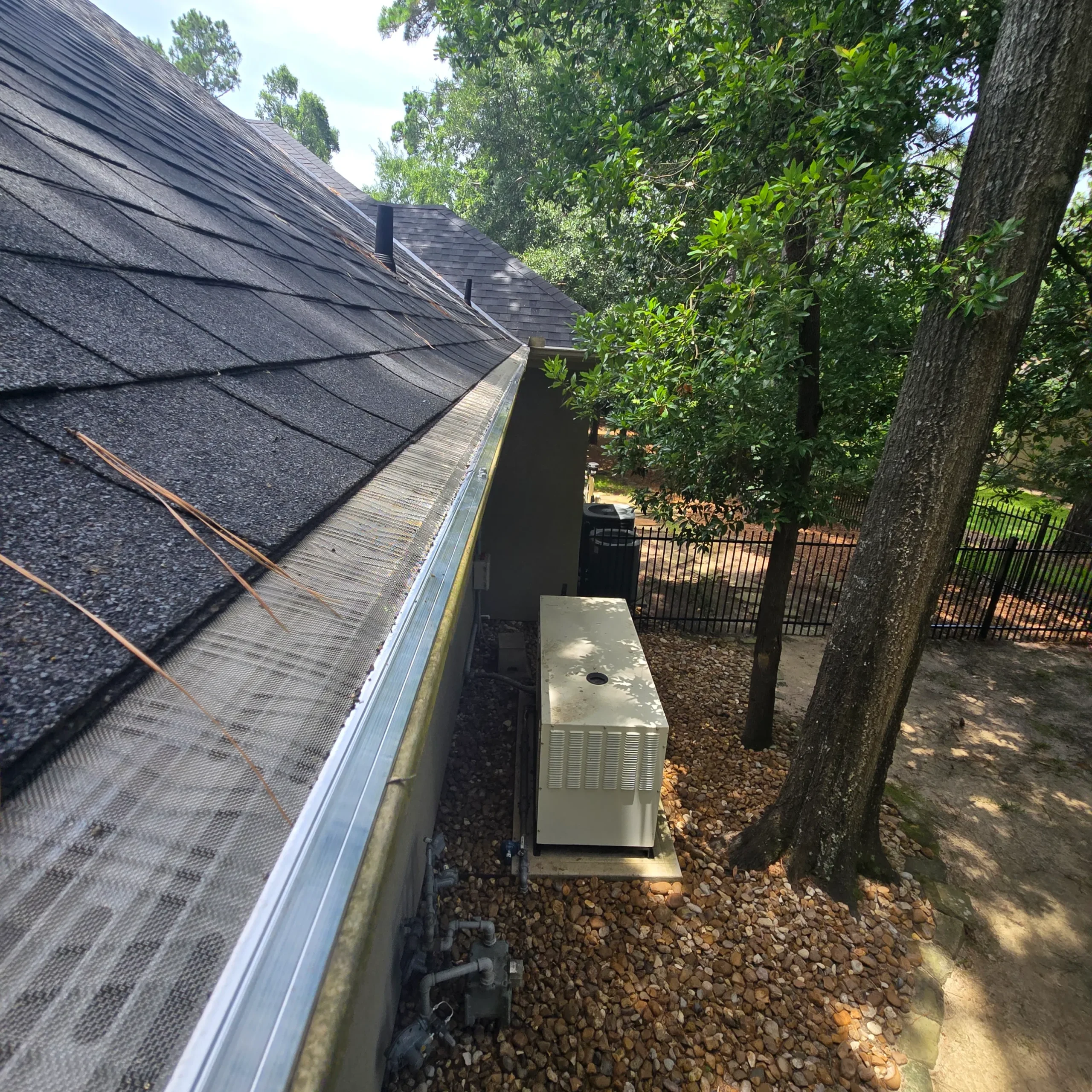 Repaired exterior