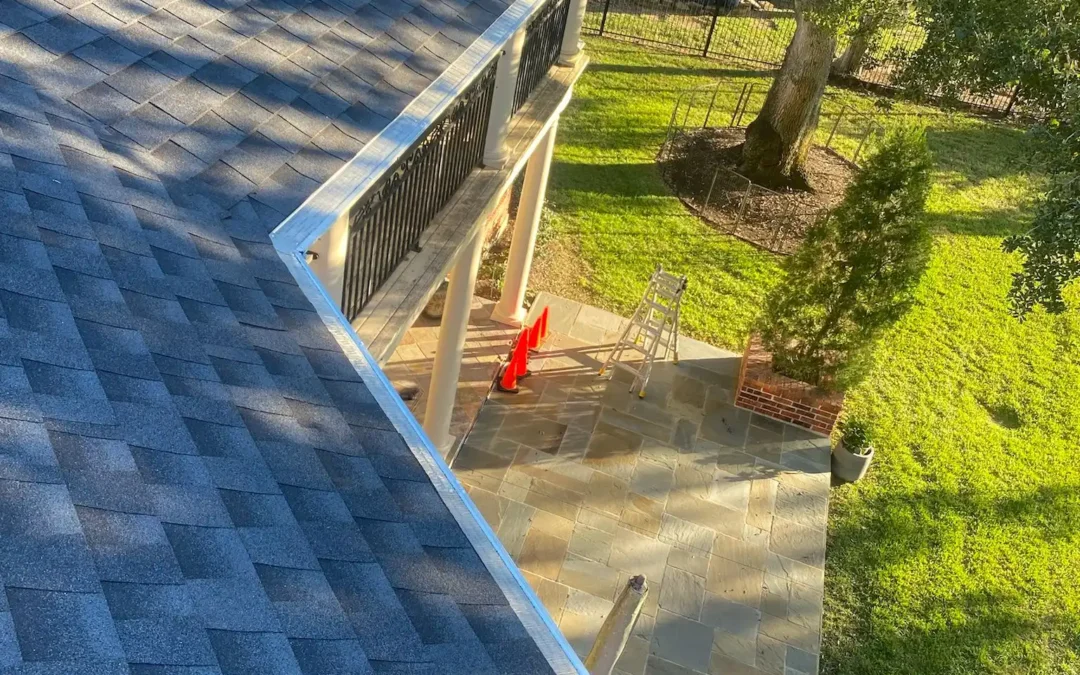 Frame-Reinforced Micro-Mesh Gutter Protection Installation