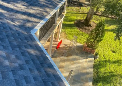 Frame-Reinforced Micro-Mesh Gutter Protection Installation