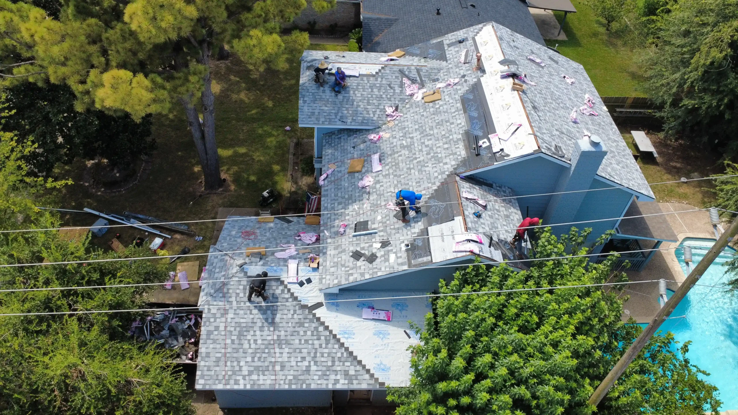 Full Roof and Gutter Before