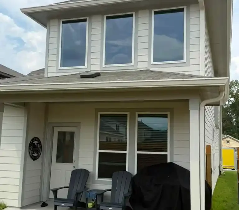 Seamless Gutter & Downspout Installation for a Two-Story Home in Greater Houston